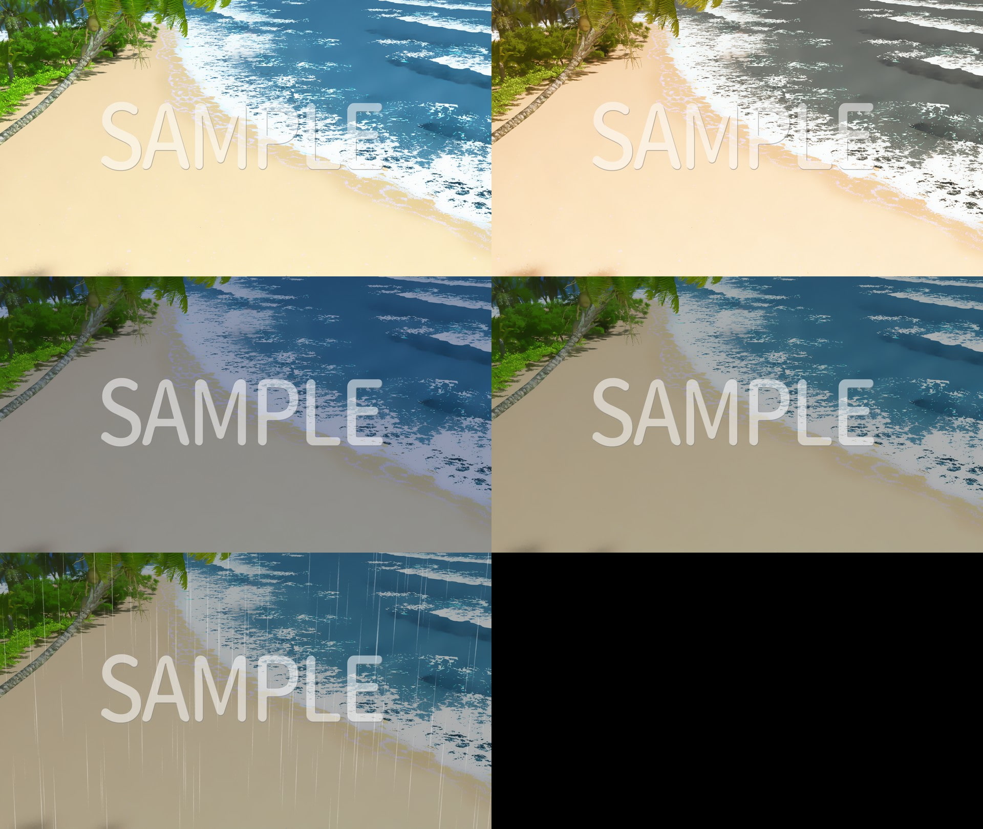 背景イラスト素材集 海