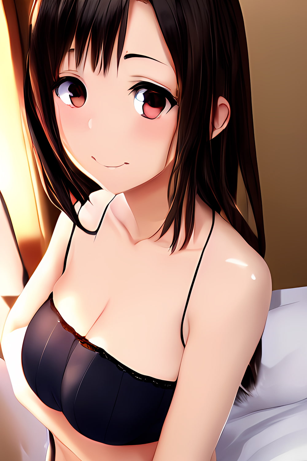 下着姿の女の子がえっちな顔であなたに迫ってくるCG集