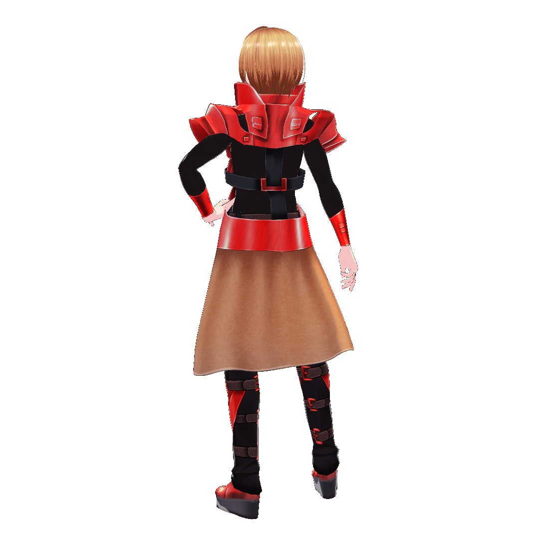 [VRoid]赤騎士の鎧[テクスチャ]