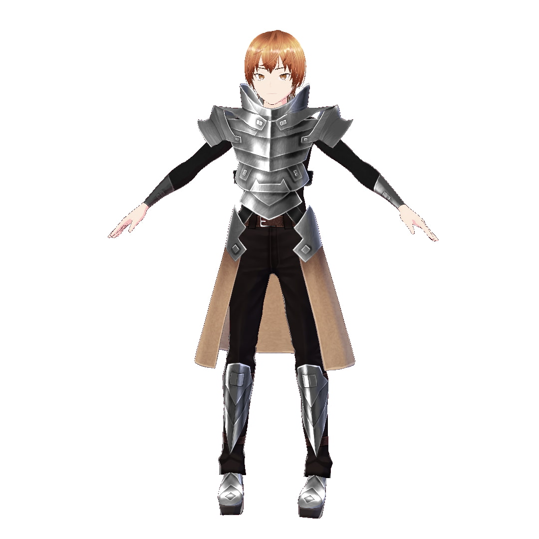 [VRoid]赤騎士の鎧[テクスチャ]