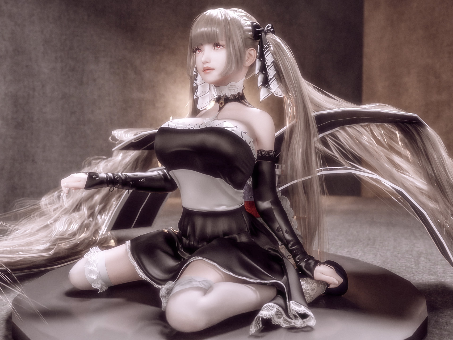 フォーミダブル牧場では爆乳牛娘がパイズリと搾りたての母乳でロイヤルミルクティーを飲ませてくれる