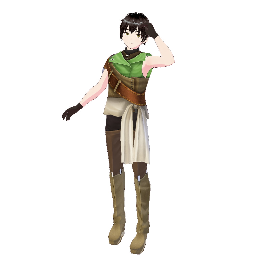 [VRoid]旅人の革衣[テクスチャ]