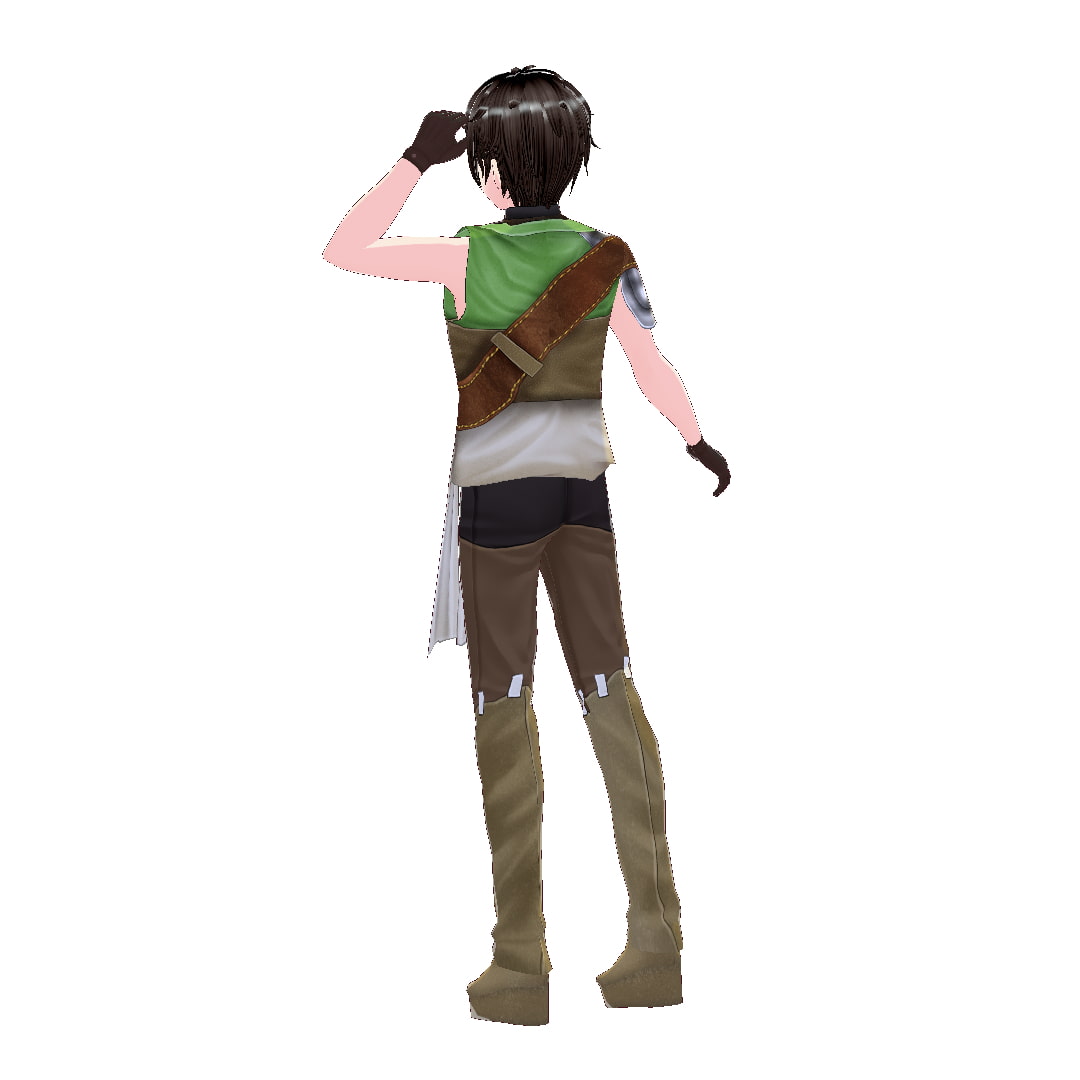 [VRoid]旅人の革衣[テクスチャ]