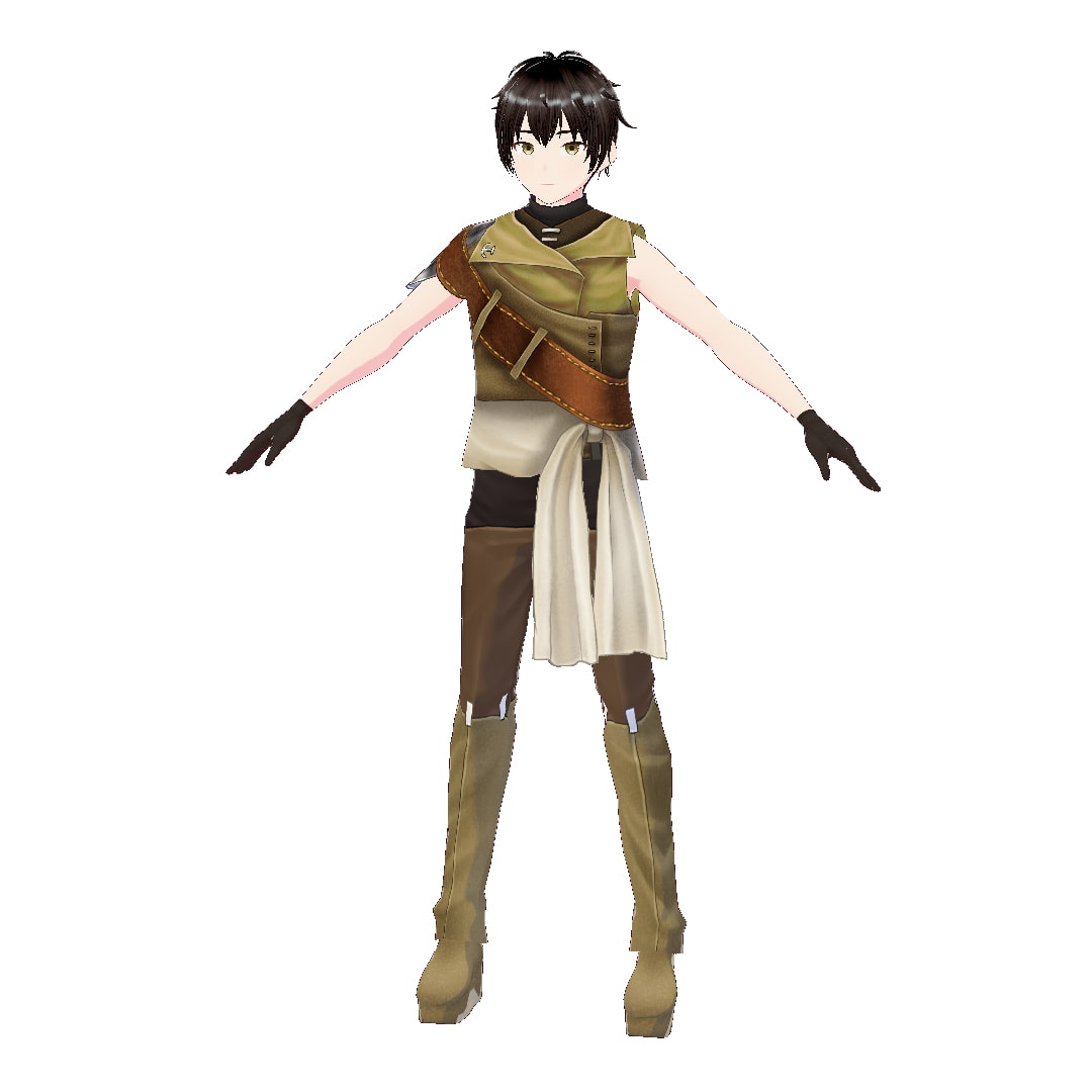 [VRoid]旅人の革衣[テクスチャ]