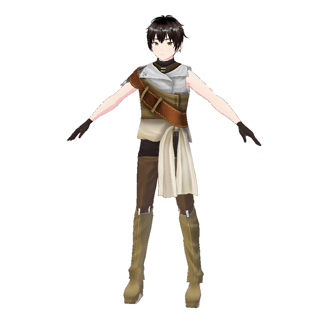 [VRoid]旅人の革衣[テクスチャ]