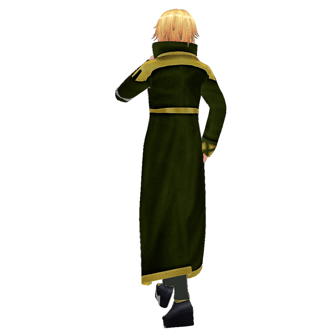 [VRoid]翠金の将服[テクスチャ]