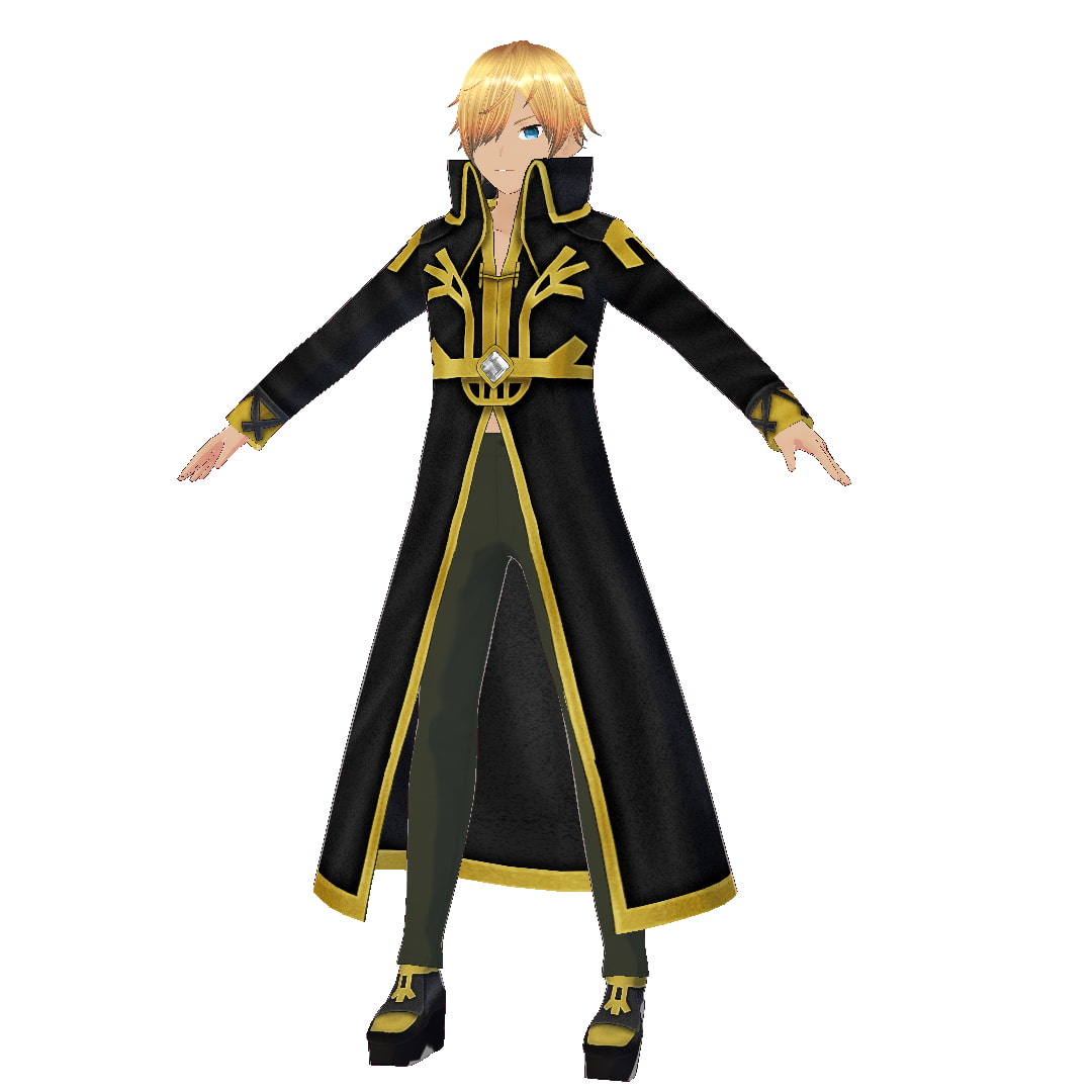 [VRoid]翠金の将服[テクスチャ]