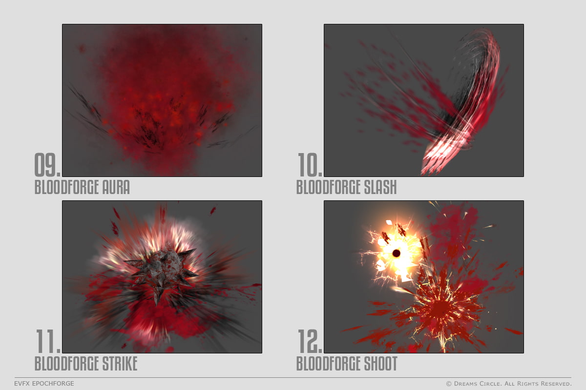 エフェクト素材集:EVFXブラッドフォージ
