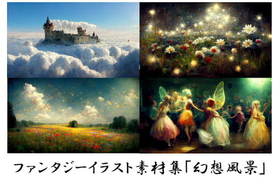 ファンタジーイラスト素材集「幻想風景」