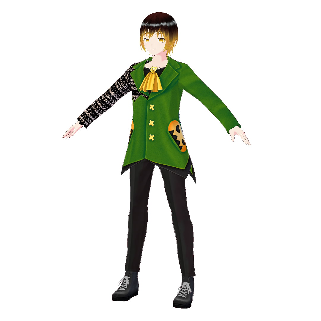 [VRoid]ハロウィンの道化服[テクスチャ]