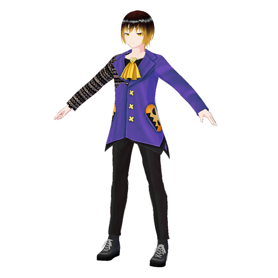 [VRoid]ハロウィンの道化服[テクスチャ]