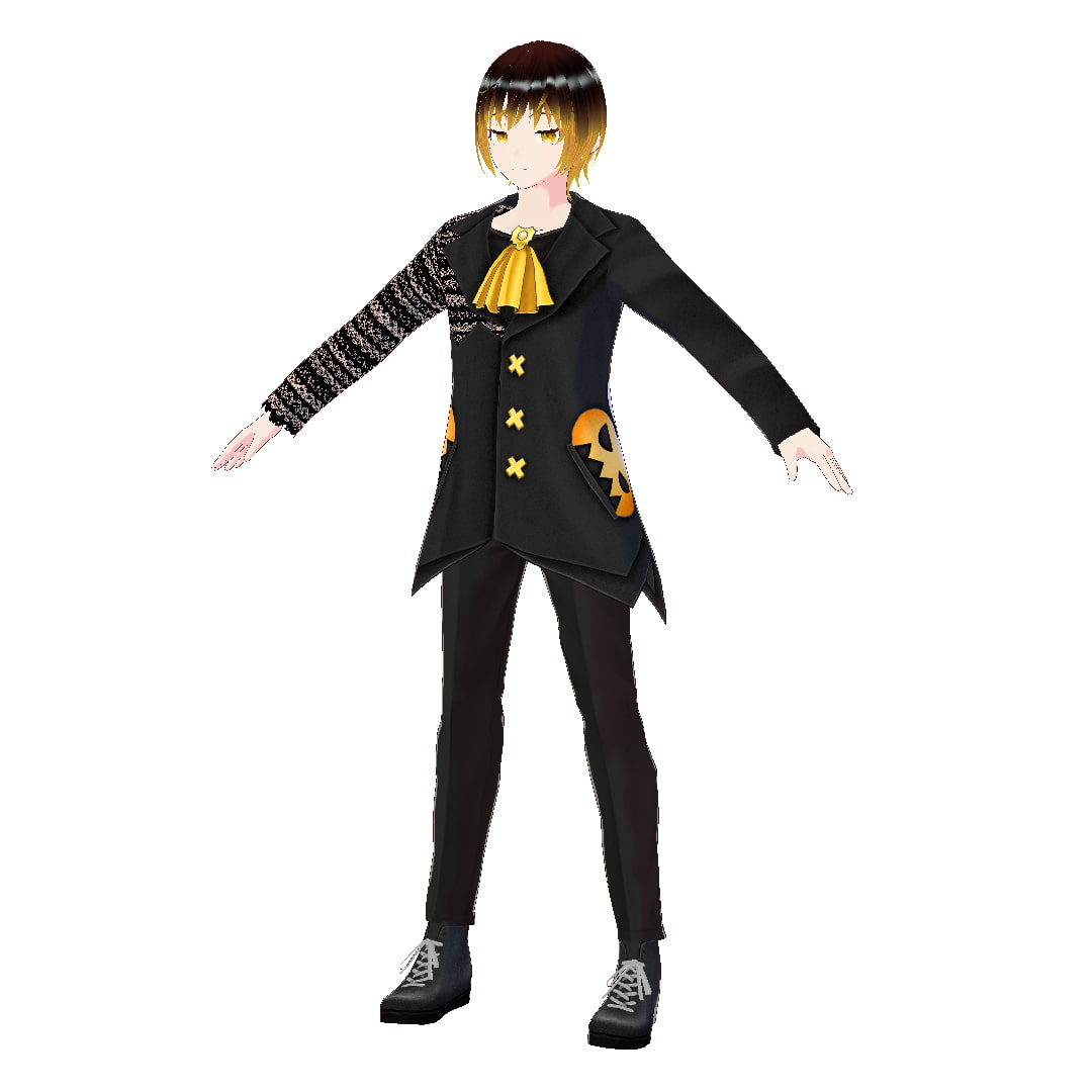 [VRoid]ハロウィンの道化服[テクスチャ]