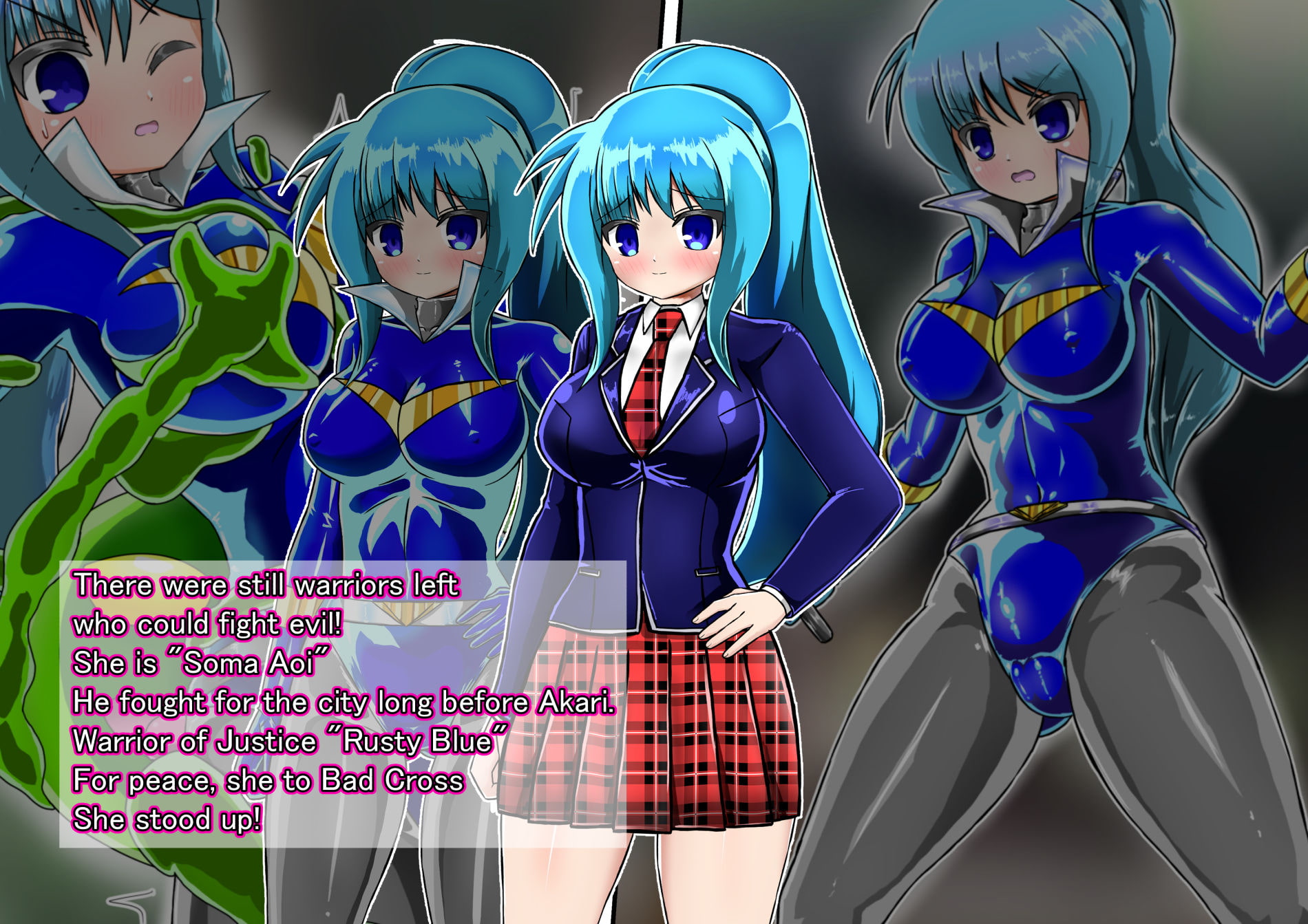 Rusty Blue brainwashed to defeat