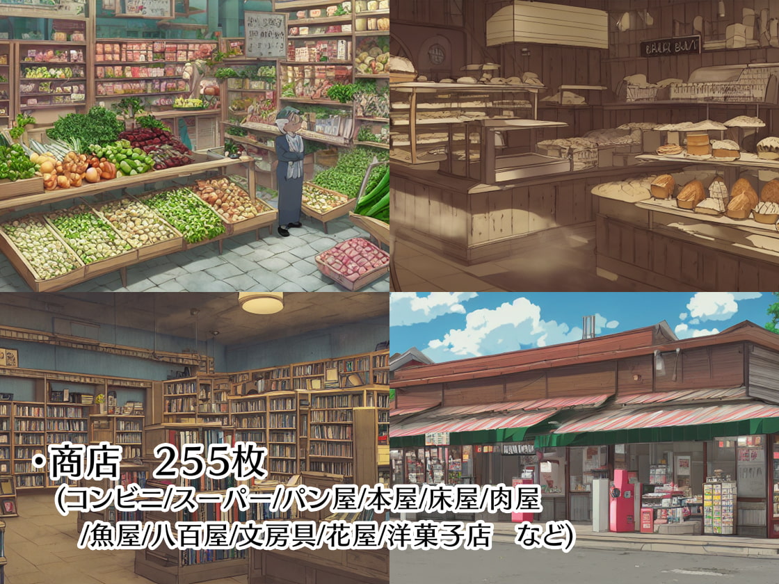 著作権フリー背景美術素材集 : BGArt 01 「現代編」