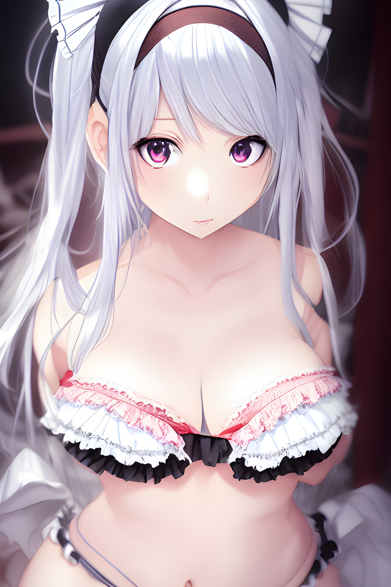 えっちな下着のメイドさん【描き下ろし100枚】