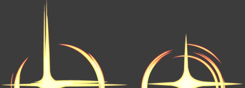 素材をどうぞ『スパークル キラキラエフェクト』