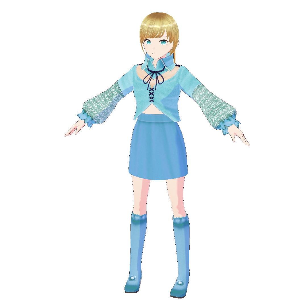 [VRoid]街の花屋の服[テクスチャ]