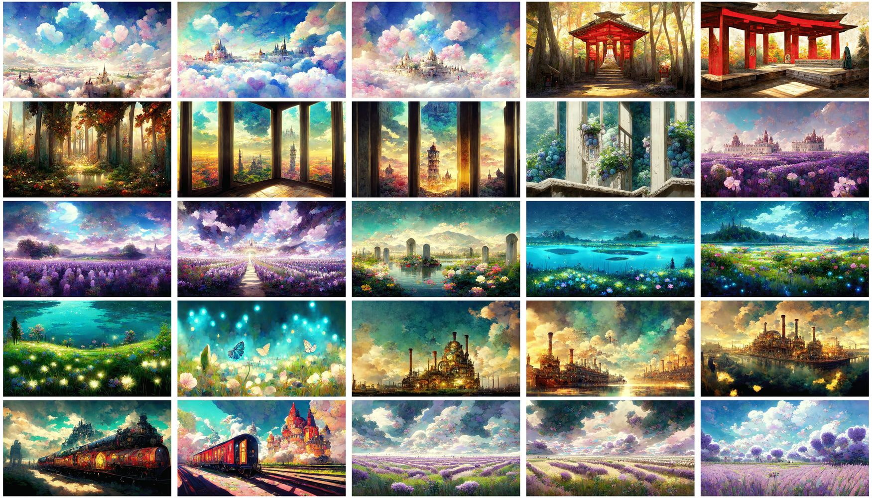 2D背景素材集(200枚)