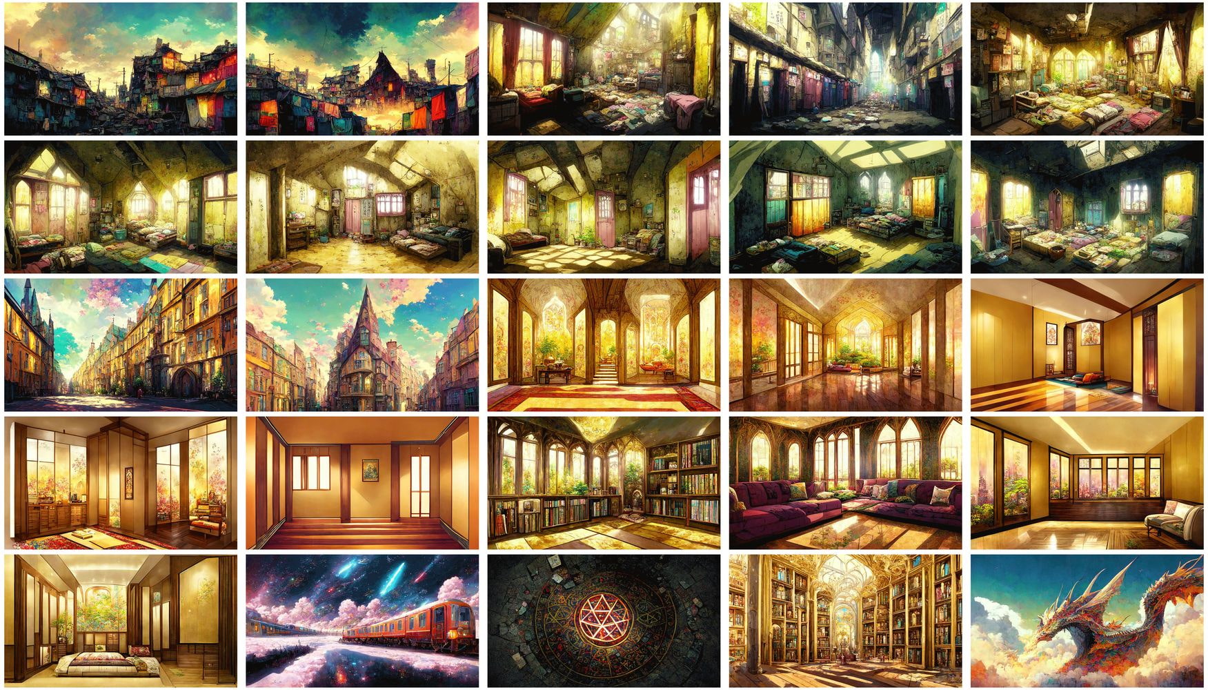 2D背景素材集(200枚)