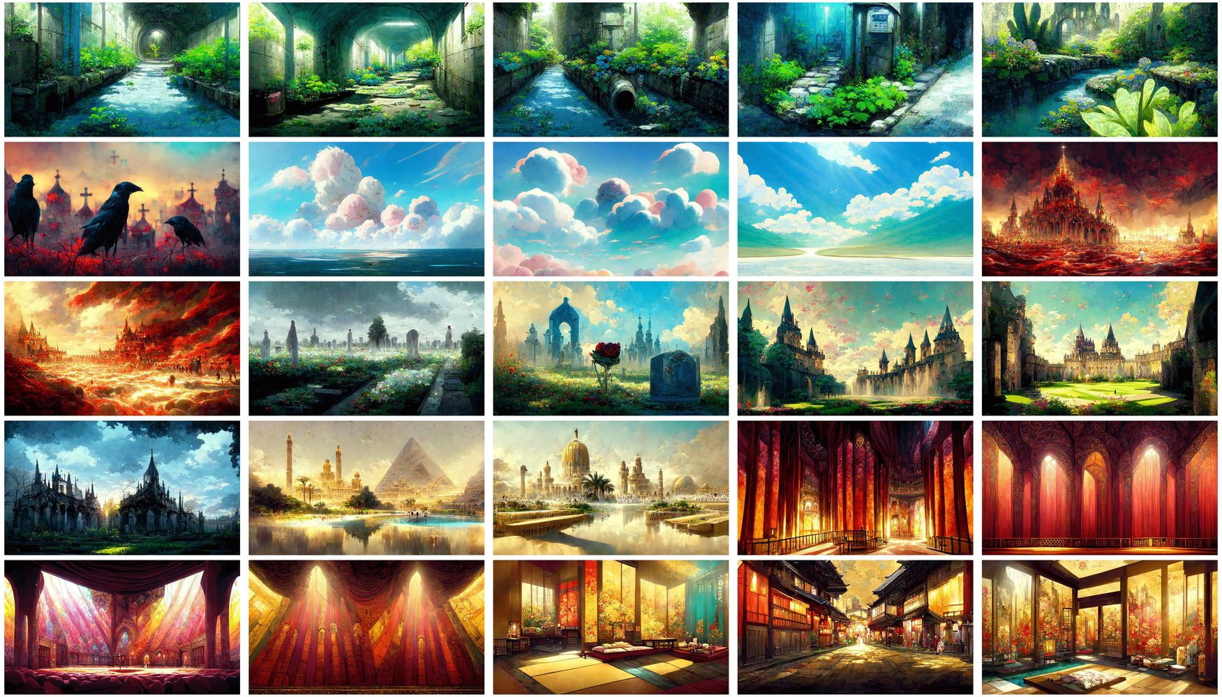 2D背景素材集(200枚)