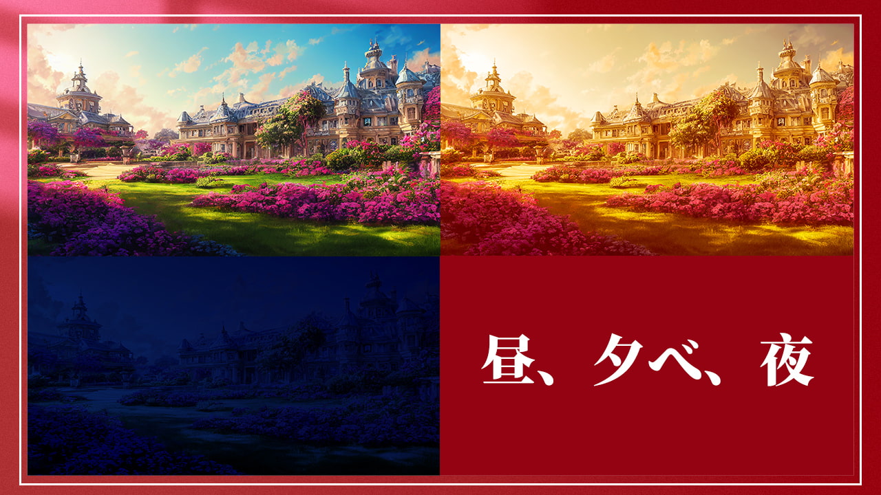 2D背景CG素材集-ヨーロッパ式の宮殿2(100枚)