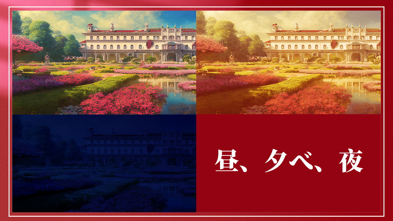 2D背景CG素材集-ヨーロッパ式の宮殿2(100枚)