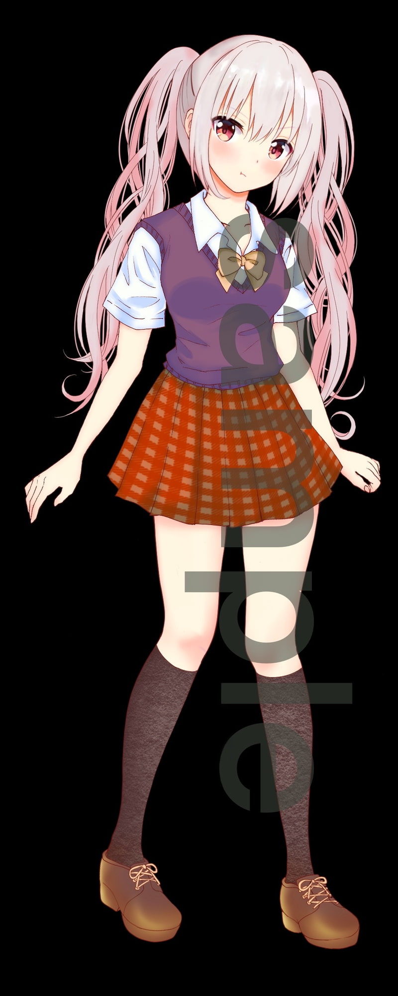 制服の女の子立ち絵33