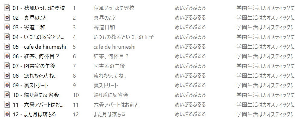 【BGM素材集】学園生活はカオスティックに