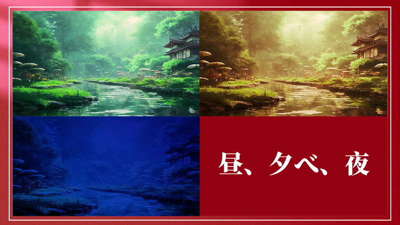 2D背景素材集-自然3(100枚)