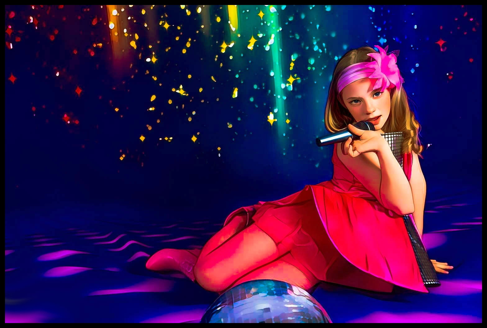 COLLECTION OF ILLUSTRATIONS "POLLY DISCO"