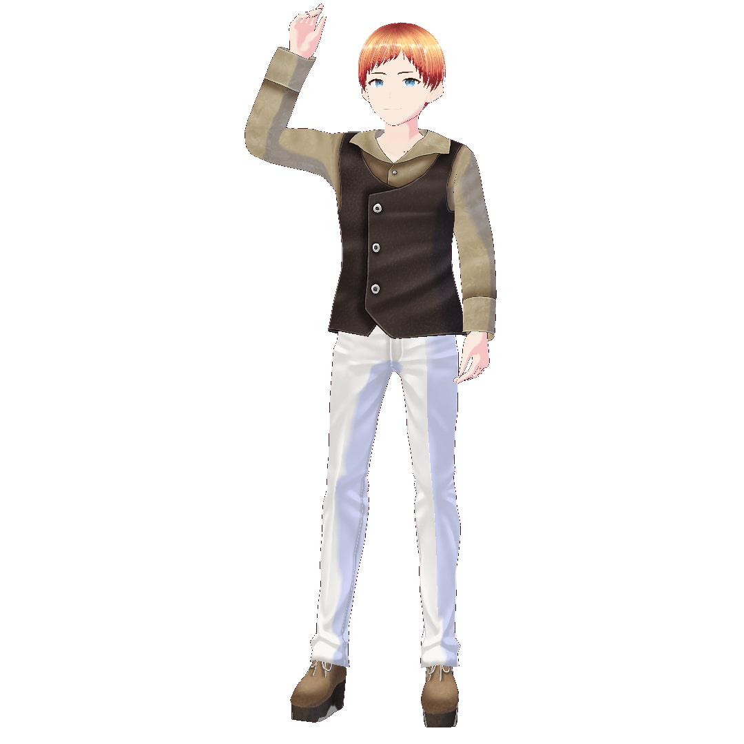 [VRoid]村人の男性服[テクスチャ]