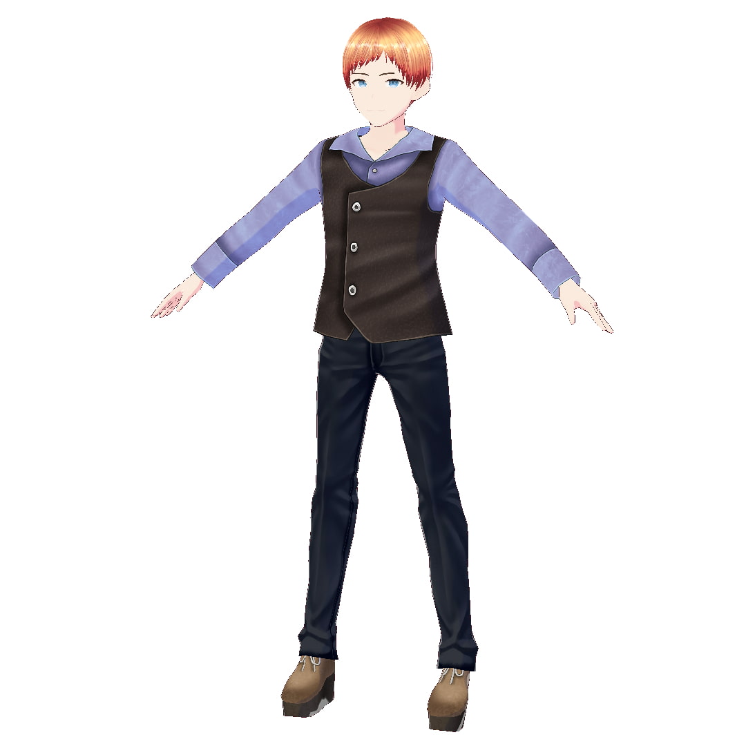 [VRoid]村人の男性服[テクスチャ]