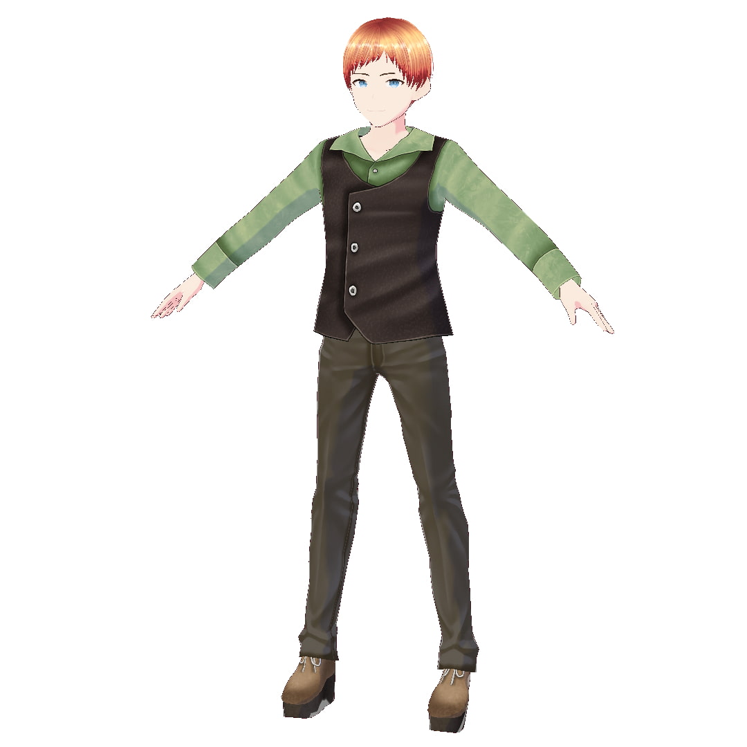 [VRoid]村人の男性服[テクスチャ]