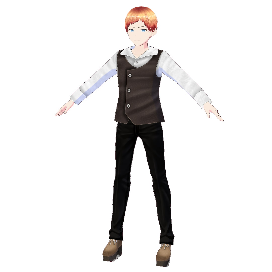 [VRoid]村人の男性服[テクスチャ]