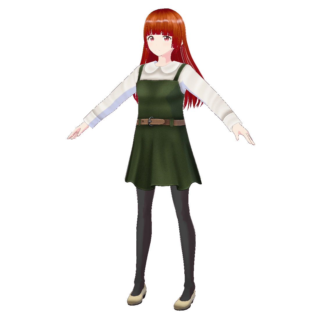 [VRoid]村人の女性服[テクスチャ]