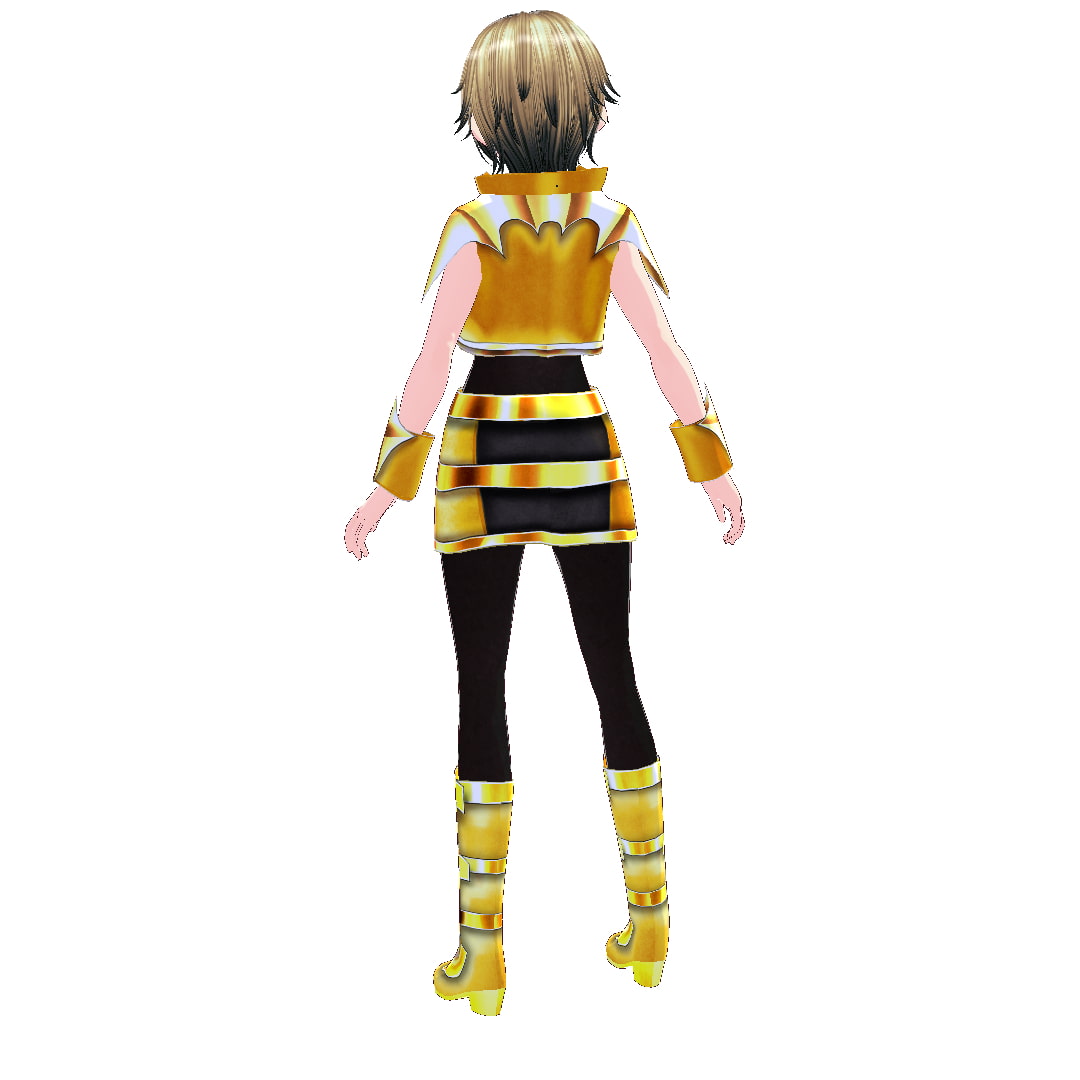 [VRoid]金獅子の鎧[テクスチャ]