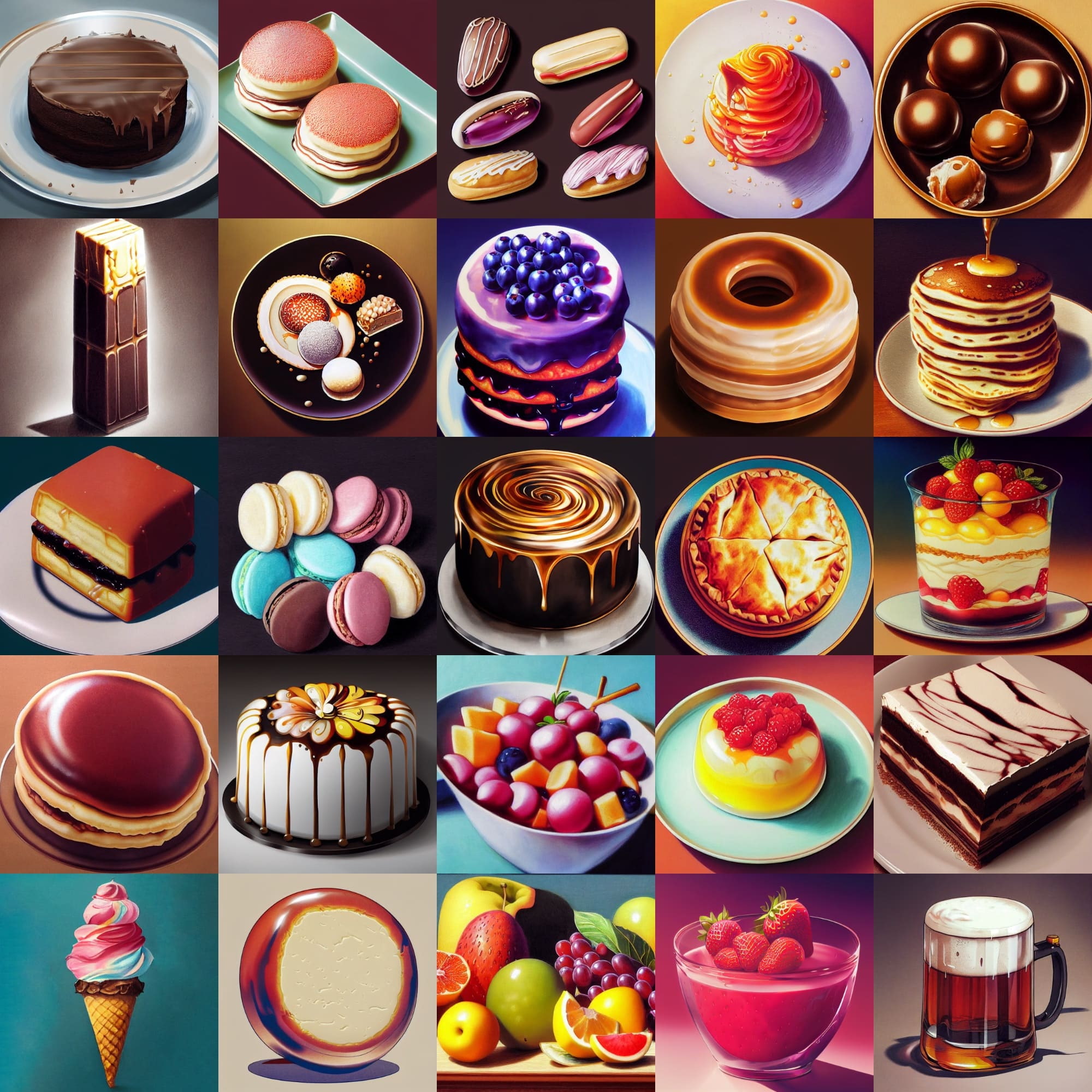 食べ物と飲み物のイラスト素材パック(画像100枚)