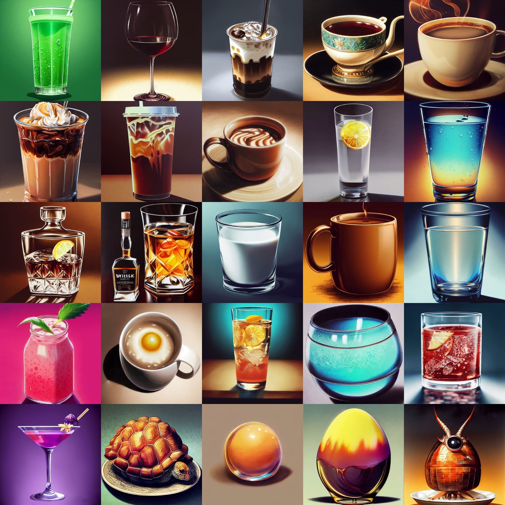 食べ物と飲み物のイラスト素材パック(画像100枚)