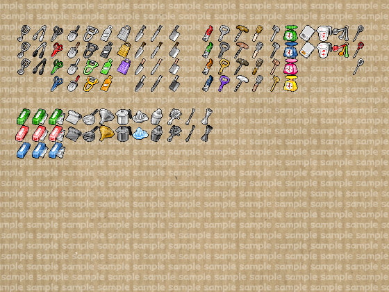 アイコンセット 25 ～調理器具～