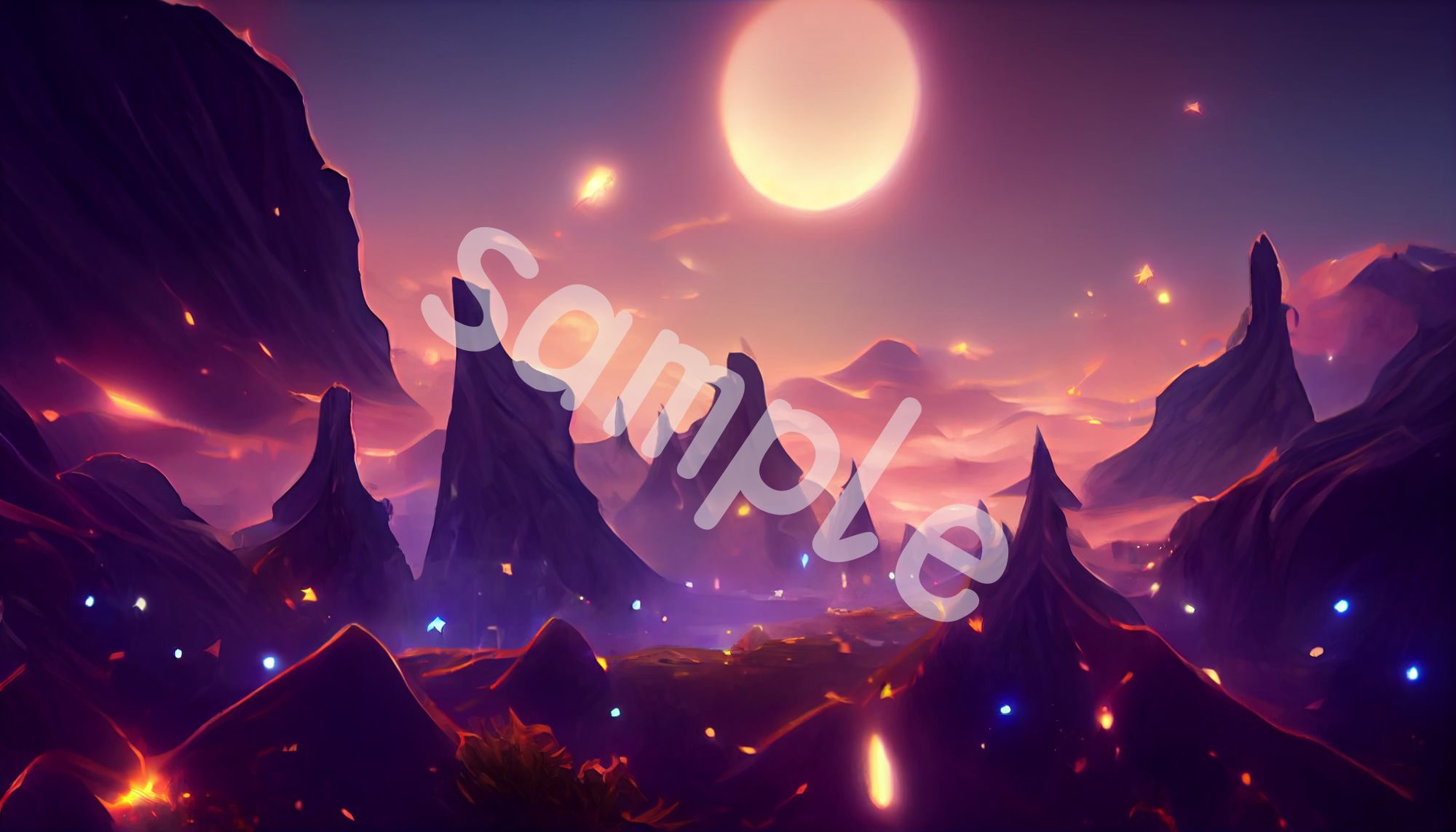 2D背景素材集『ファンタジー編』(400枚)