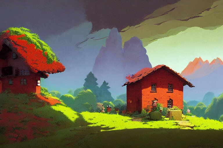 AIが作成したジブリ風の背景画像500枚を販売します