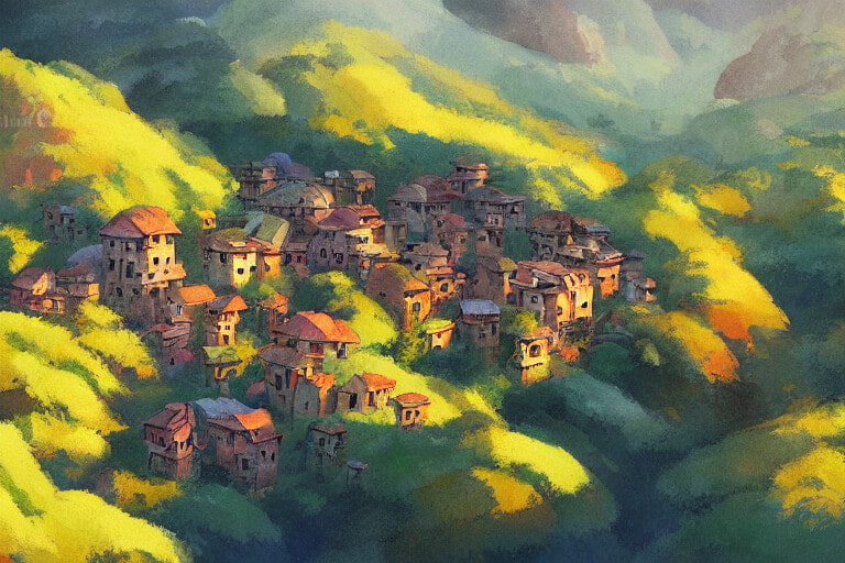 AIが作成したジブリ風の背景画像500枚を販売します