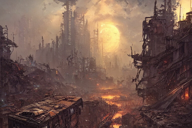 AIが作成したダークファンタジーな背景画像【500枚以上】を販売します