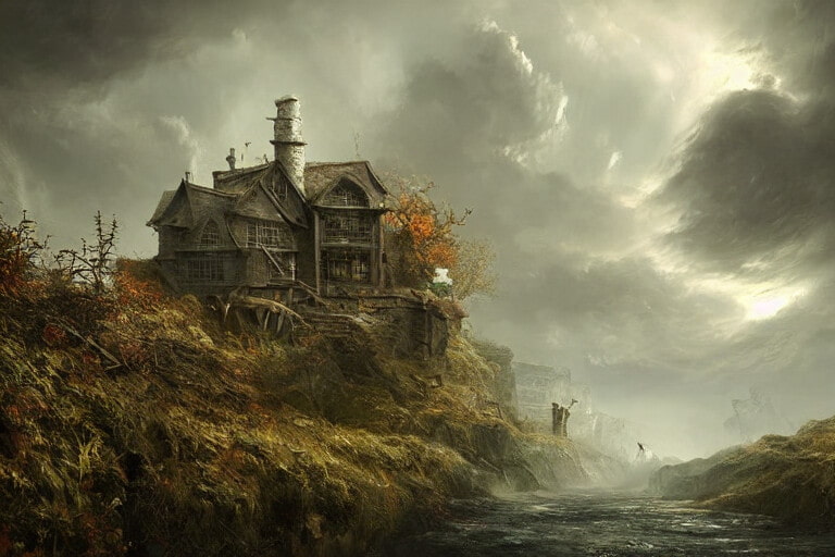 AIが作成したダークファンタジーな背景画像【500枚以上】を販売します