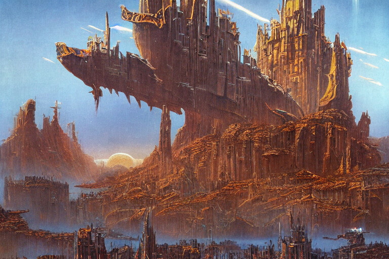 AIが作成したダークファンタジーな背景画像【500枚以上】を販売します