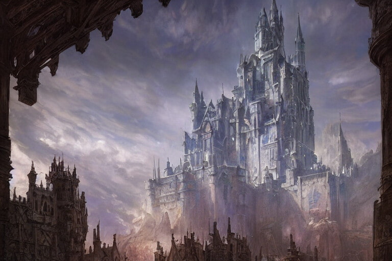 AIが作成したダークファンタジーな背景画像【500枚以上】を販売します