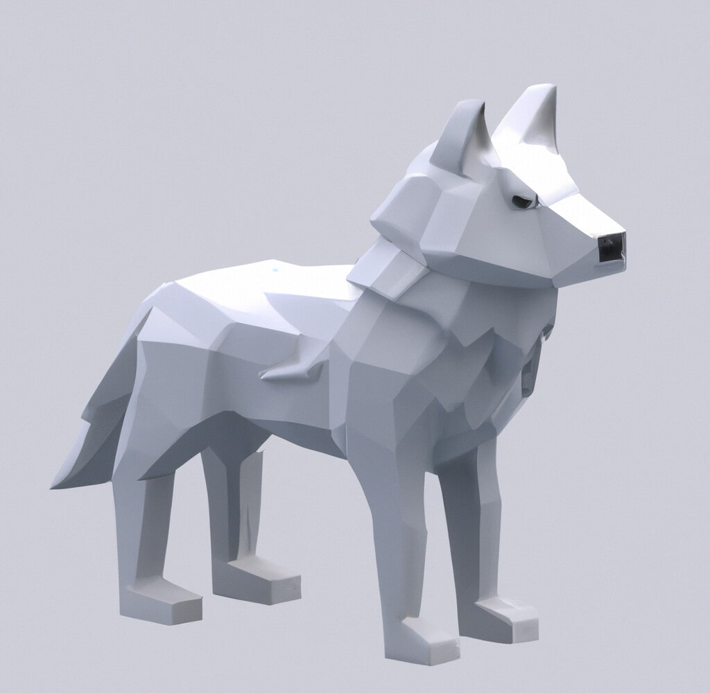 ポリゴンの動物画像【57種類450枚以上】を販売します