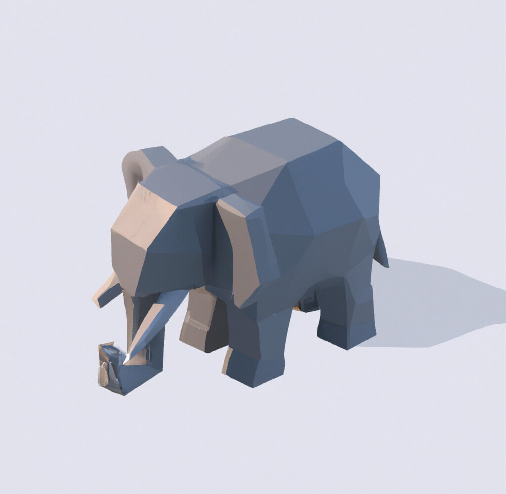 ポリゴンの動物画像【57種類450枚以上】を販売します