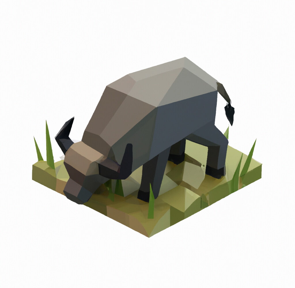 ポリゴンの動物画像【57種類450枚以上】を販売します