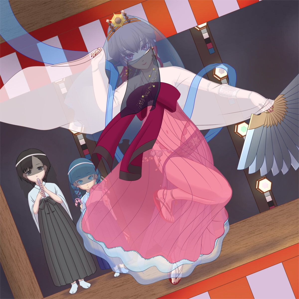 張り切って魔姦樹除けのお祭りで精液大量に浴びたのに魔姦樹に孕まされちゃった舞姫巫女ラビアンヌちゃん